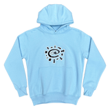 powder blue @sun hoodie