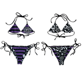 reversible bikini - black/purple