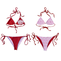 reversible bikini - red/pink