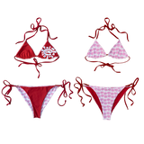 reversible bikini - red/pink