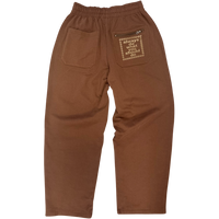 premium no cuff jogger - brown