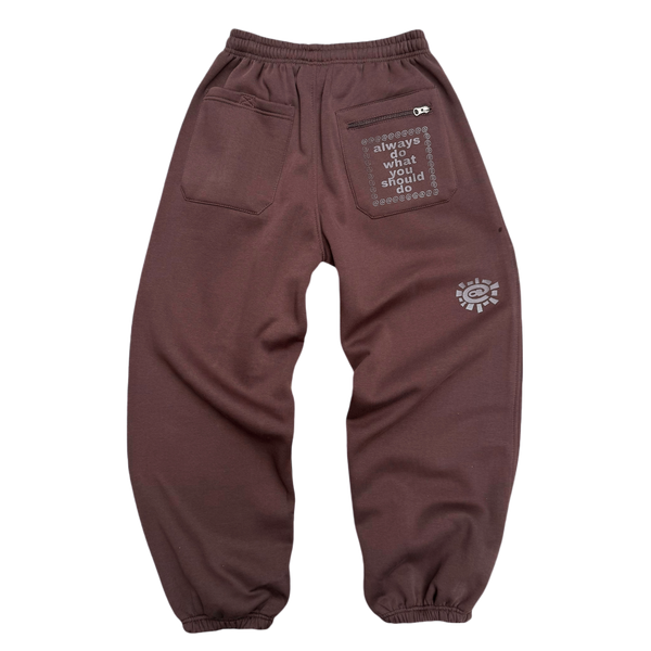 brown/brown @ sun joggers – always do what you should do brown/brown @ sun joggers – always do what you should do