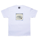 burnout tshirt - white