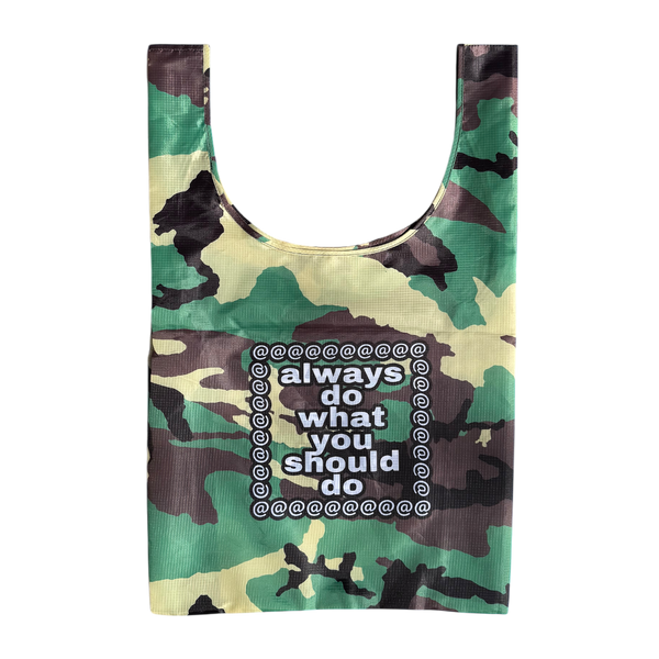 camo ripstop reusable bag – always do what you should do camo ripstop reusable bag – always do what you should do
