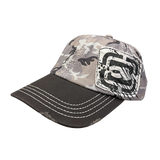 6 panel billy cap - silver/camo