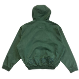 6 pocket canvas jacket - forrest green