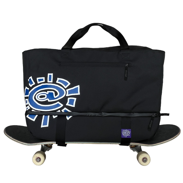 XL travel tote bag - blue/white – always do what you should do XL travel tote bag - blue/white – always do what you should do