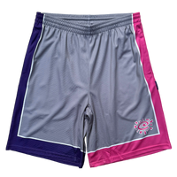 core court short - navy/pink