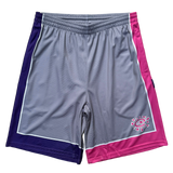 core court short - navy/pink