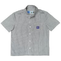 criss cross purple label shirt - white/black