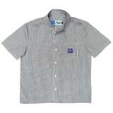 criss cross purple label shirt - white/black