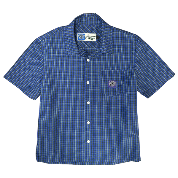 criss cross purple label shirt - navy