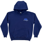 curl logo hoodie - navy