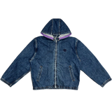 indigo grey silver label denim jacket