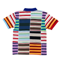 educated patchwork polo