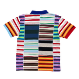 educated patchwork polo