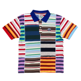 educated patchwork polo