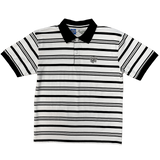 educated polo - black/white