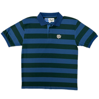 educated polo - navy/green