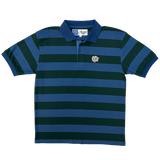 educated polo - navy/green