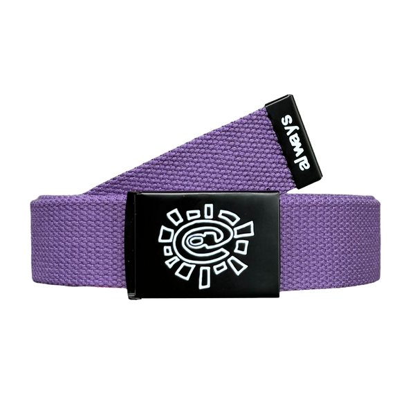 embossed @sun belt - purple