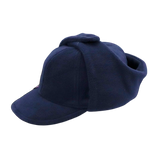 fleece trapper cap - navy