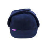fleece trapper cap - navy