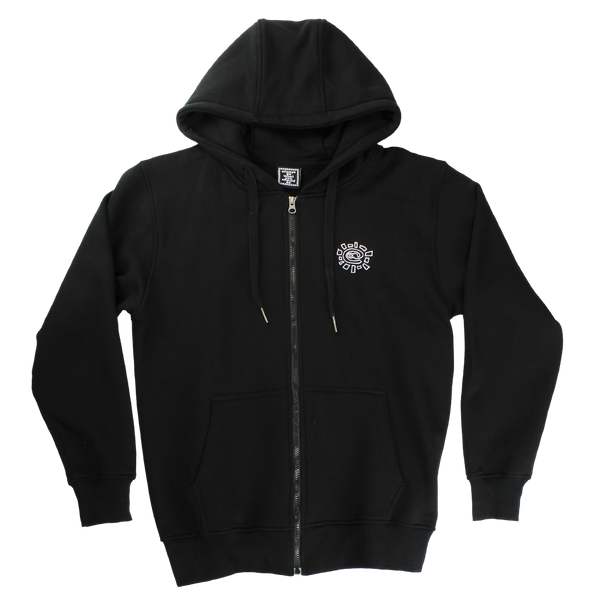flight zip up hoodie - black – always do what you should do flight zip up hoodie - black – always do what you should do