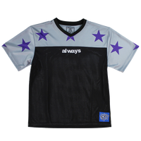 star mesh football jersey - grey/black