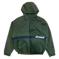 6 pocket canvas jacket - forrest green