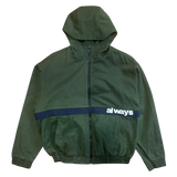 6 pocket canvas jacket - forrest green