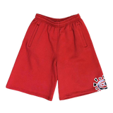 relaxed @sun jogger shorts - red