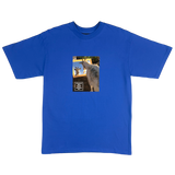 believe tshirt royal blue