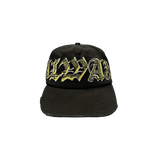 goth cap - black / yellow