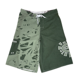 A.I boardshorts - green leaf