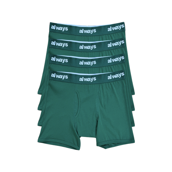 4pack cotton briefs - green