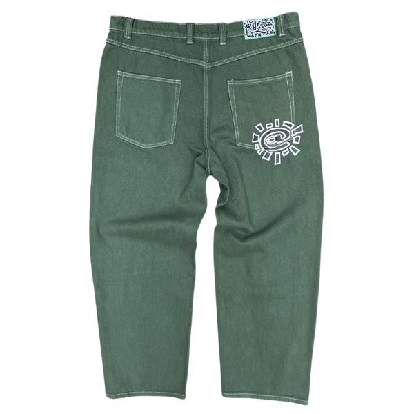 unisex denim - dark green – always do what you should do unisex denim - dark green – always do what you should do