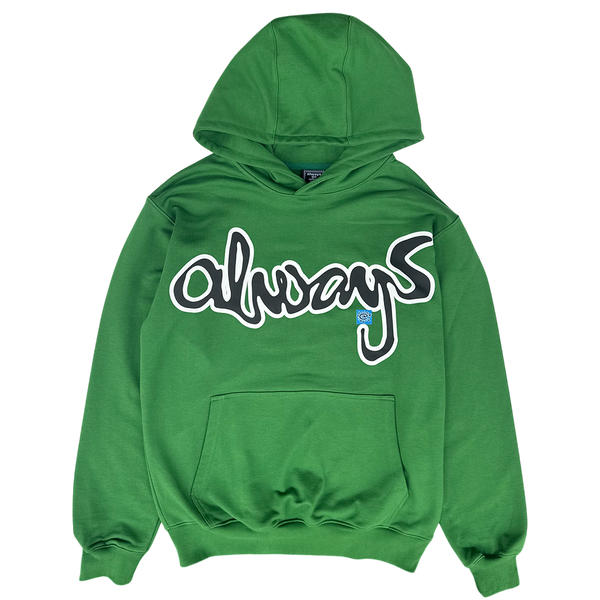 snapper rocks hoodie - forest green