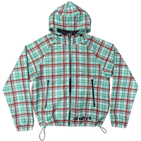 bandemic jacket - green plaid