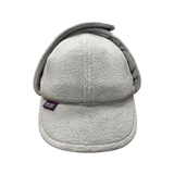 fleece trapper cap -  grey