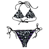 reversible bikini - black/purple