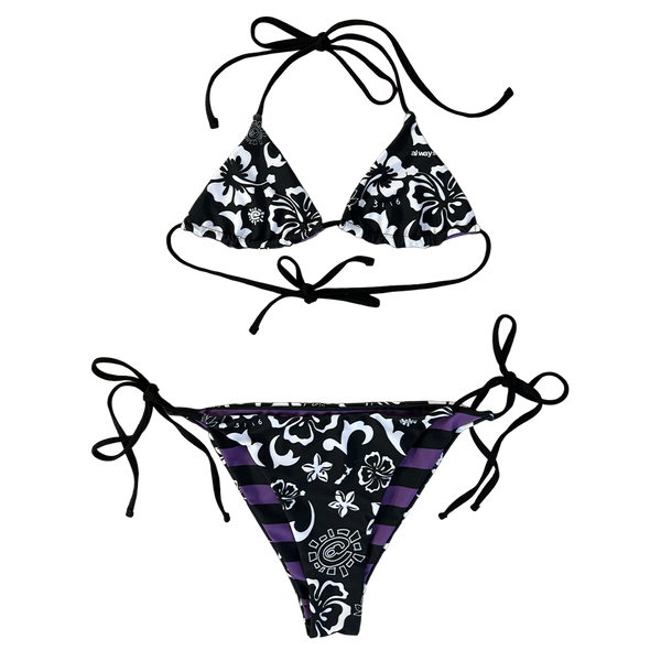 reversible bikini - black/purple