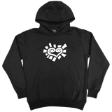 he@rt hoodie - black
