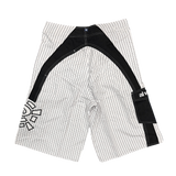 A.I boardshorts - white pinstripe