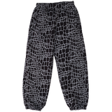 relaxed jogger - black croc