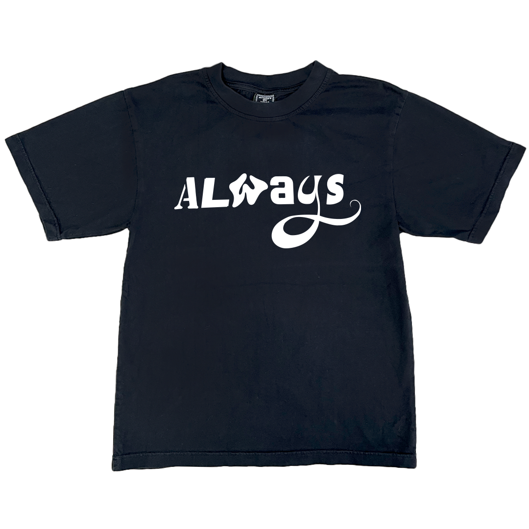 magazine tshirt - black – always do what you should do