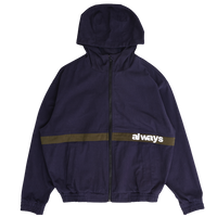 6 pocket canvas bomber jacket - navy