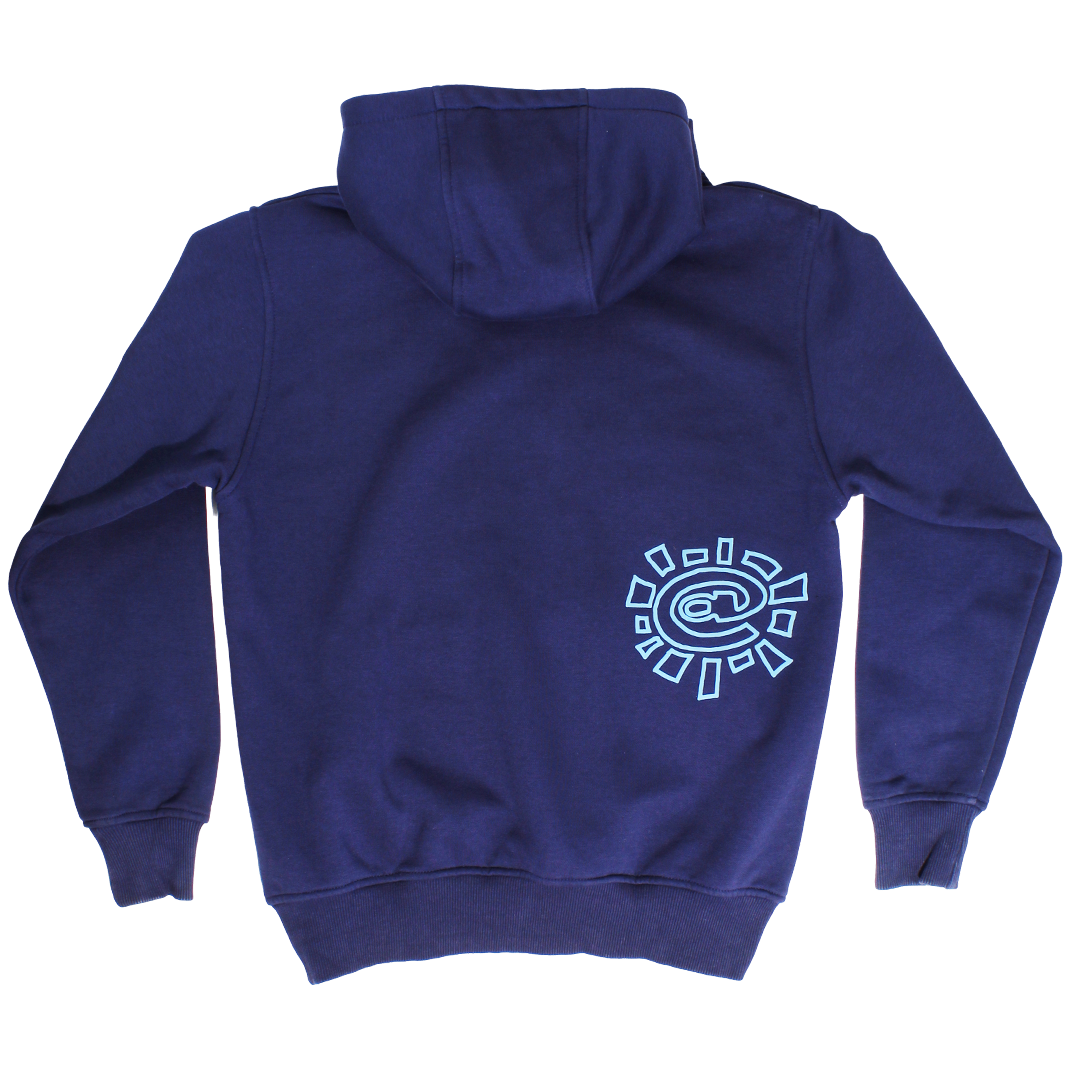 adwysd core hoodie navy – always do what you should do