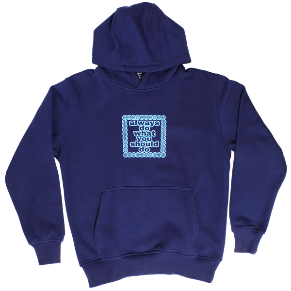 adwysd core hoodie navy – always do what you should do adwysd core hoodie navy – always do what you should do