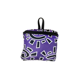 ripstop reusable side bag - purple @sun print